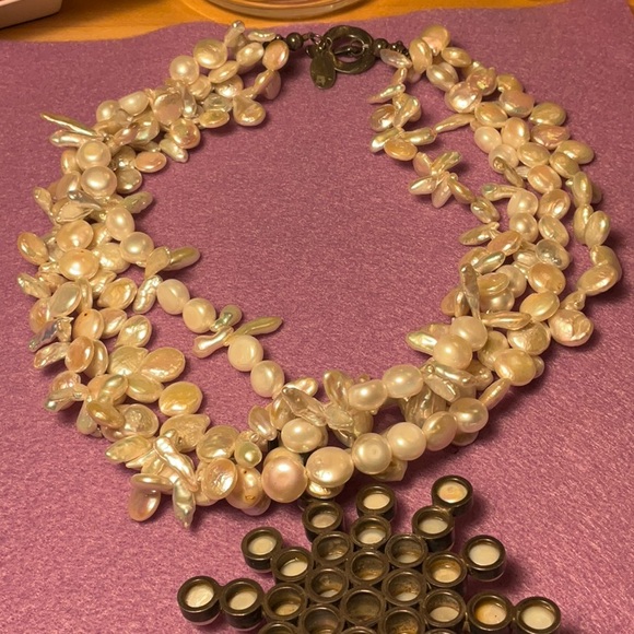 Freshwater pearl necklace - Picture 3 of 7